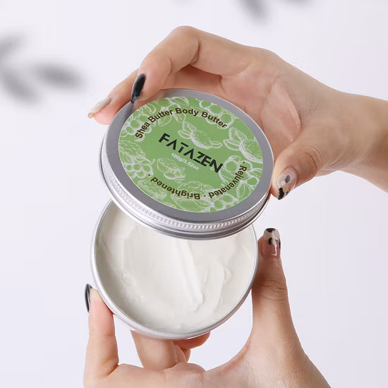 Beurre corporel hydratant profond de parfum floral d'extrait de plante de crème pour le corps de marque privée