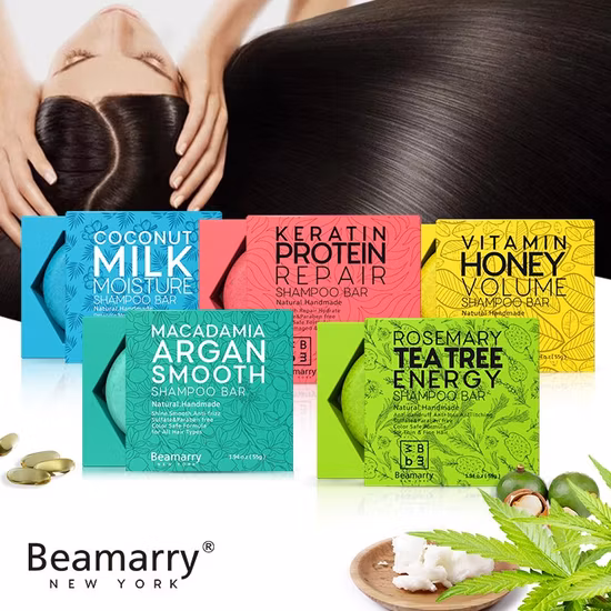 Produits OEM fabriqués en chine, lait de coco naturel fait à la main, humidité/miel volumateur/réparation de kératine/huile d'argan lisse/arbre à thé Anti