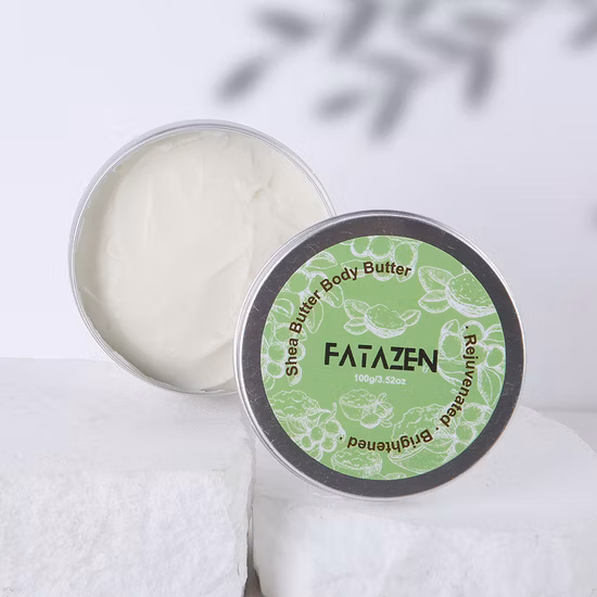 en vente visage de pêche et beurre corporel de mangue de karité biologique cru non raffiné fouetté